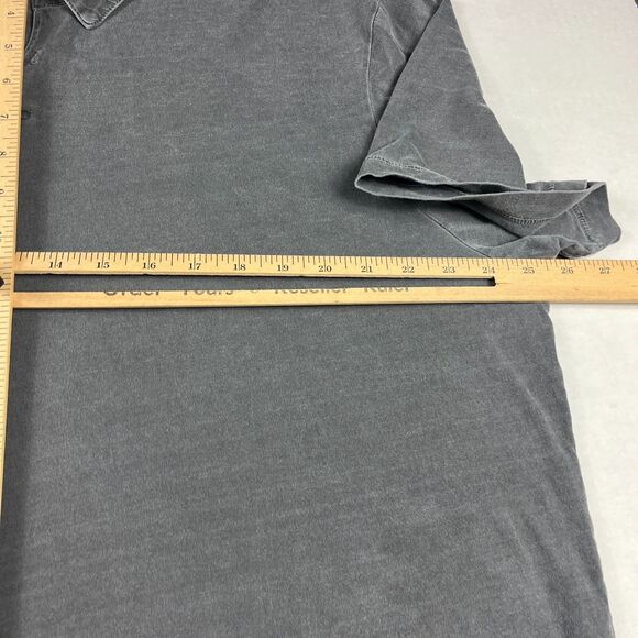 Standard James Perse Mens 5 XXL Gray Polo Shirt USA Made Lightweight Casual Top - Picture 7 of 11